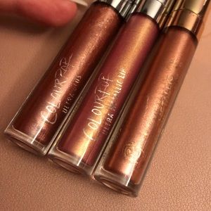 Color pop metallic lipsticks. (3)